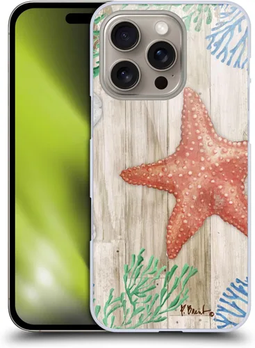 Vista 10 de Head Case Designs Funda rígida con licencia oficial de Paul Brent Agate Mermaid Coastal compatible con Apple iPhone 16 Pro
