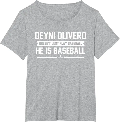 Vista 19 de Camiseta de equipo para fanáticos del béisbol He is Baseball Deyni Olivero Prospect