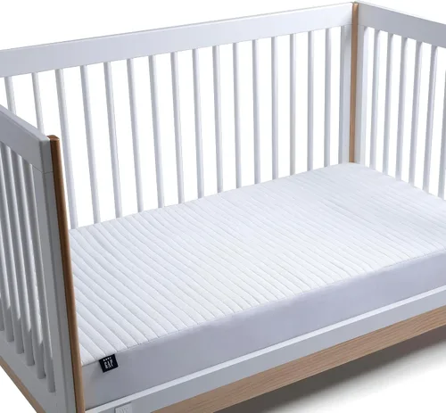 Vista 6 de Delta Children - BabyGap Protector de colchón de cuna para bebés y niños pequeños - Protector de colchón de bebé impermeable, refrescante, suave