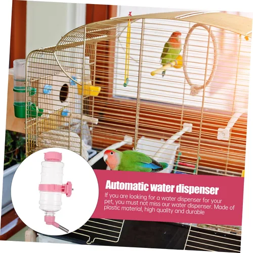 Vista 3 de 1 caja de conejo, conejo, conejo, erizo, hurón, cuenco, tazón, tazón, recipiente para perros, botella rosa de agua para conejos, jaulas pequeñas