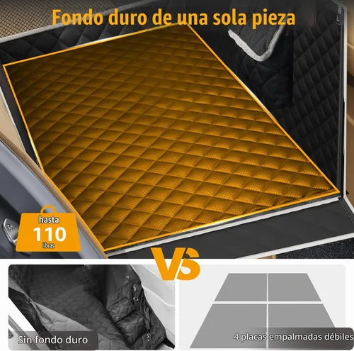 Vista 2 de PETICON Asiento de coche para perro grande XL, extensor de asiento trasero