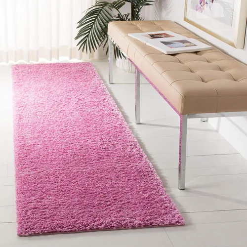 Vista 41 de SAFAVIEH Colección August Shag - Alfombra de área de 6 x 9 pies, color lila, diseño sólido, no desprende pelusa y de fácil cuidado, grosor de 1.2