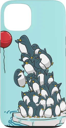Vista 7 de Penguins Balloon Funny Sea Bird Water Animal Girls Gift Case for iPhone 17
