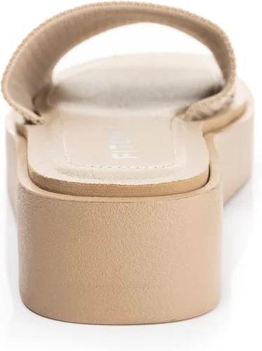 Vista 5 de FITORY Sandalias de plataforma de punto para mujer, cómodas sandalias de cuña para verano, talla 6-11
