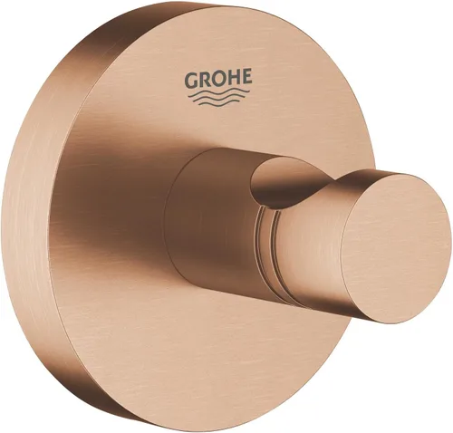Vista 6 de GROHE 40364GN1 Essentials - Gancho para bata de baño montado en la pared, cepillado Cool Sunrise amanecer (brushed cool sunrise)