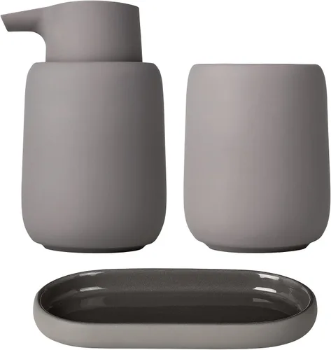 Vista 7 de blomus SONO - Juego de accesorios de baño, color negro
