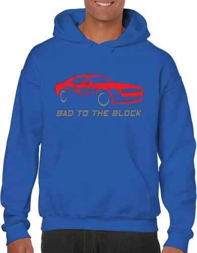 Vista 11 de Bad To The Block - Sudaderas con capucha y cuello redondo para hombre