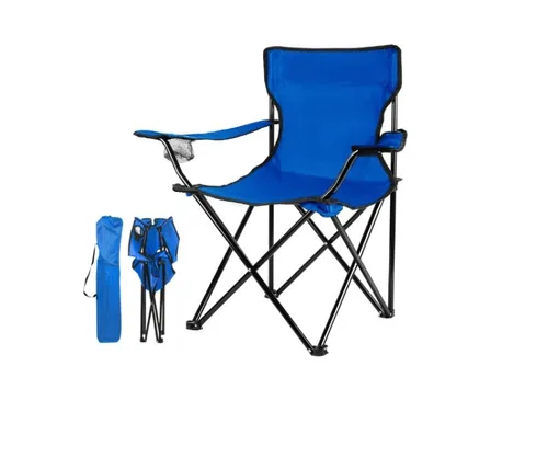 Vista 4 de Silla Camping Plegable Con Porta Vasos