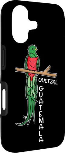 Vista 3 de Quetzal de Guatemala - Carcasa para iPhone 17, diseño de pájaros y bandera de Guatemala