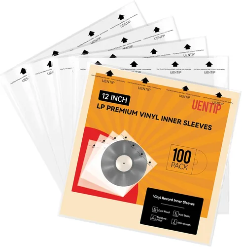 Vista 8 de Paquete de 100 fundas exteriores de vinilo Gatefold, fundas de disco de 12.75 pulgadas, protector de almacenamiento de discos de vinilo profesional