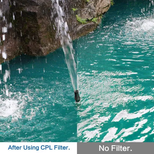 Vista 6 de Kit de filtro universal UV CPL FLD, filtro de protección UV, filtro polarizador circular, filtro fluorescente con tapa de lente de repuesto