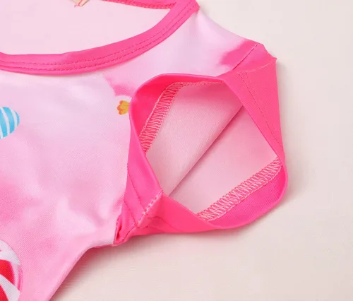 Vista 4 de WYYXXT Vestido casual de princesa para niñas pequeñas vestido de dibujos animados