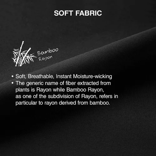 Vista 7 de DAVID ARCHY Ropa interior de bambú para hombre, súper suave, cómoda, ligera, paquete de calzoncillos