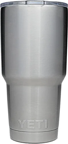 Vista 36 de YETI Rambler - Vaso de 30 oz de acero inoxidable con aislamiento al vacío con tapa MagSlider, color blanco