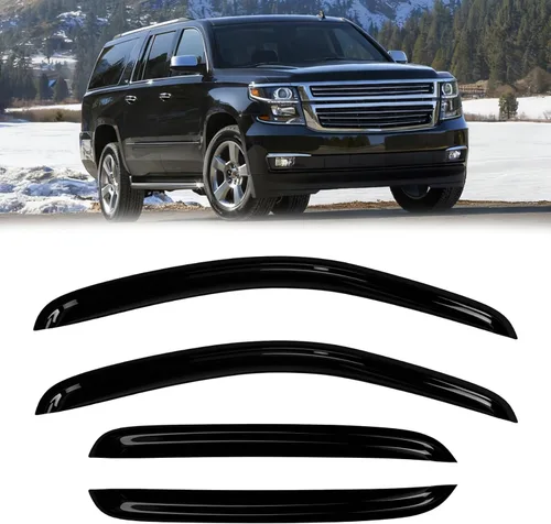 Vista 35 de Protectores de lluvia de ventana para Ford F150 SuperCab 2004-2014 2 piezas deflector de ventana para 09-14 F-150 con 2 puertas delanteras