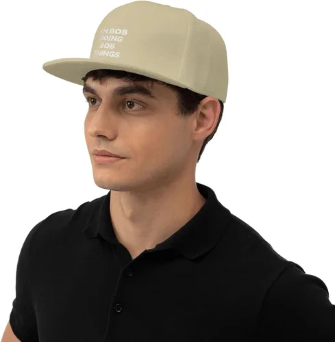 Vista 9 de Im_Bob_Doing Bob Things Logo Baseball Cap Baseball Hat Adjustable Outdoor Hip Hop Shading Caps Unisex