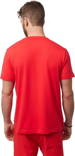 Vista 2 de Psycho Bunny Santa Fe Graphic Tee Chili Red MD (US Hombre 5), Rojo (Chili Red)