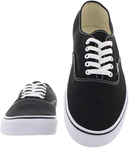 Vista 2 de Vans Unisex auténtico tamaño blanco verdadero Negro