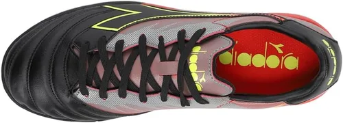 Vista 4 de Diadora Brasil Elite Turf - Tenis de fútbol resistentes al agua, forro de talón de poliuretano antideslizante, puntos flexibles en la plantilla