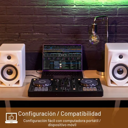 Vista 7 de Pioneer DJ DDJ-FLX4 - Controlador DJ de 2 decks, para Rekordbox y Serato - Grafito