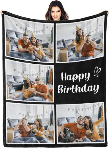 Vista 29 de Mantas personalizadas con foto, manta de fotos personalizada, mantas personalizadas con imagen, regalos personalizados para mujeres, hombres