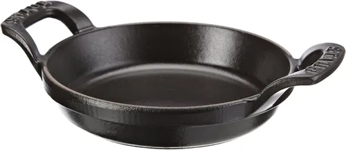 Vista 2 de staub Dish 40509-472 - Plato redondo pequeño, negro, 4.7 pulgadas (4.7 in), compatible con inducción, producto auténtico japonés