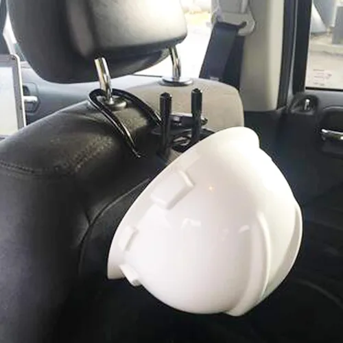 Vista 3 de Pmsanzay Soporte ajustable y flexible para colocar sobre el asiento, sin casco (4 unidades, negro), Negro