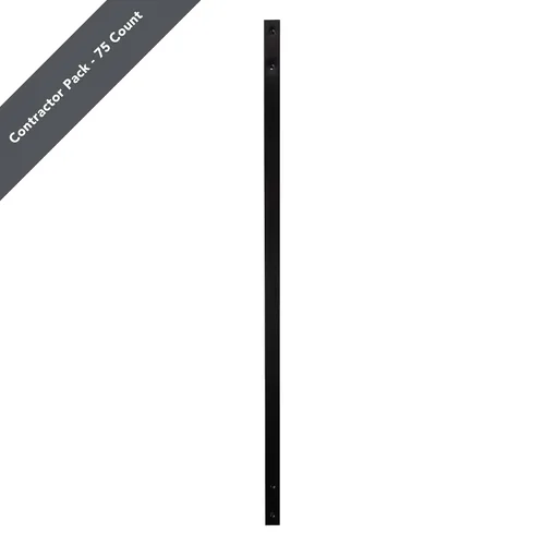 Vista 6 de Deckorators - Balaustre tradicional de aluminio negro de 29-1/2 pulgadas (paquete de 75)