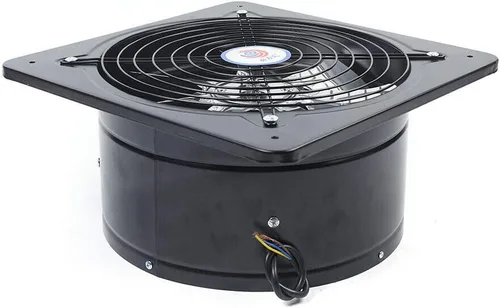 Vista 5 de Gdrasuya10 Ventilador de extractor de aire, 12" ventilador axial industrial 2800r/min 110V del extractor de la ventilación