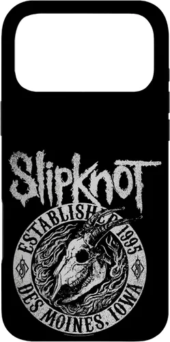 Vista 22 de Funda negra oficial de Slipknot Goat Flames para iPhone 17