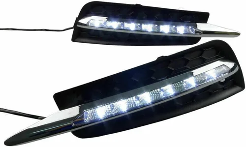 Vista 3 de Luces antiniebla para parachoques delantero, repuesto para luces de conducción+biseles para Chevy Cruze 2009-2013