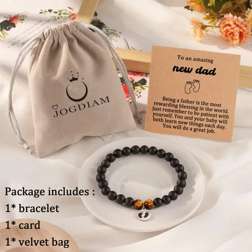 Vista 7 de Regalo para papá por primera vez para hombres, regalos para papá nuevo, joyería de embarazo, regalos de anuncio