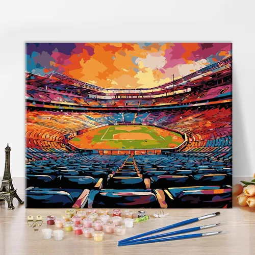 Vista 7 de Pintura por números para adultos Universo por números, ilustraciones de estrellas cósmicas por números para adultos principiantes, kits de pintura