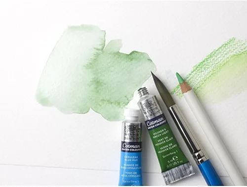 Vista 6 de Winsor & Newton Bloc de postales de papel clásico para acuarela, 4 x 6 pulgadas, blanco natural