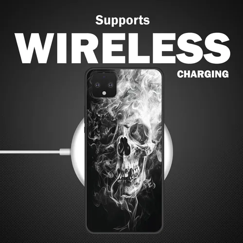 Vista 358 de Funda delgada para Google Pixel 4 XL, funda delgada de silicona de TPU suave a prueba de golpes para Google Pixel 4 XL, astronauta Galaxy