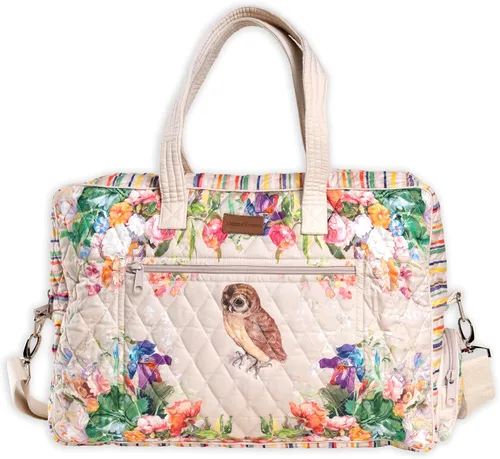 Vista 44 de Maison d' Hermine Bolsas de fin de semana para mujer, de algodón, acolchadas, para equipaje nocturno, bolsa de fin de semana para hombres, regalos