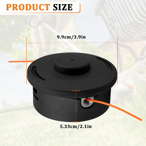 Vista 6 de Paquete de 2 cabezales de recortadora de cuerda de alimentación de 25-2 golpes 4002 710 2191 - para Stihl AUTOCUT FS44 FS55 FS56 FS70 FS80 FS90