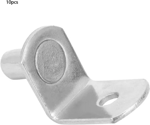 Vista 3 de 10 unids soporte de estante clavijas de soporte de metal placa de fijación pasadores de estante soportes de montaje en pared para gabinetes gabinete