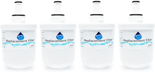 Vista 2 de Paquete de 4 filtros de agua de repuesto para refrigerador Samsung RF266AERS - Compatible con Samsung DA29-00003G, Samsung DA29-00003B, Samsung