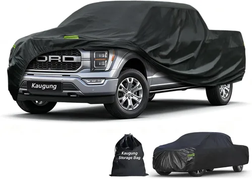 Vista 27 de Kaugung - Cubierta impermeable para camioneta, 7 capas resistentes, ajuste completo para Mitsubishi Raider 2006-2010, para todo clima, protección
