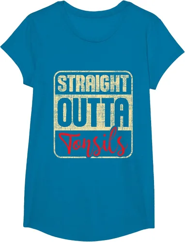 Vista 19 de Straight Outta Amígdalas - Camiseta de recuperación de cirugía de eliminación de amígdalas Asphalt Grey