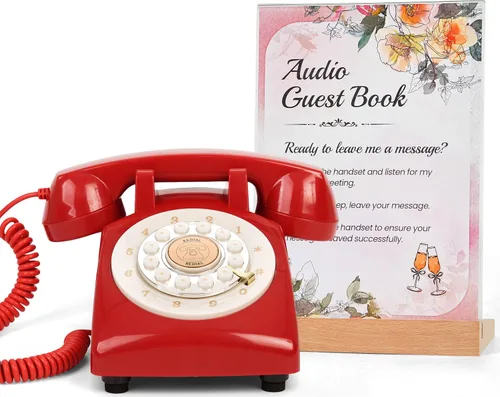Vista 13 de RetroVox Libro de invitados de audio, libro de invitados de boda, libro de mensajes de audio, estilo vintage para recepción de boda, despedida