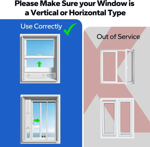 Vista 8 de Kit de ventilación portátil de ventana de CA con manguera