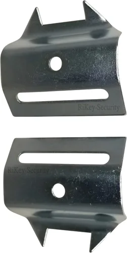 Vista 9 de Kit universal de cerradura de puerta de garaje con pestillo de resorte y manija con llave