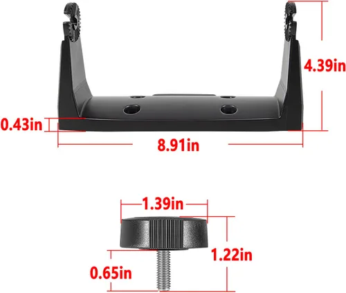 Vista 9 de 000-11019-001 Soporte de montaje cardán para HDS-7 Gen2 Gen3 Touch y HOOK-7