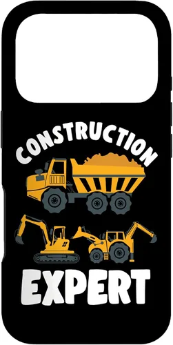 Vista 29 de iPhone 13 Pro Max Truck Construction Expert Excavator Digger para niño pequeño caso