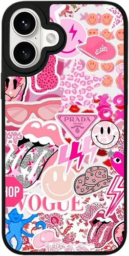 Vista 20 de Funda para iPhone 7 Plus/8 Plus, diseño moderno y estético de playa costera, parte trasera de policarbonato duro brillante, parachoques de TPU
