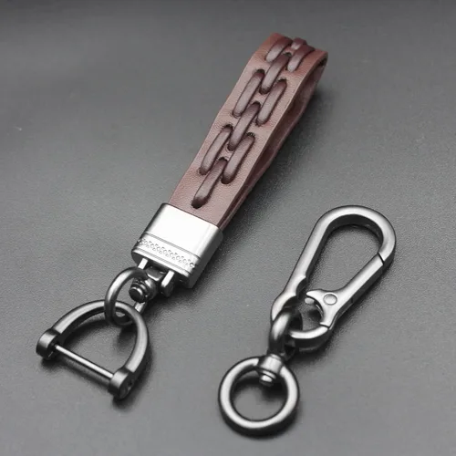 Vista 4 de GAMPRO Microfiber Leather Car Keychain, Suitable for Buick, Ford Leather keychain wristlet Universal for Men and Women