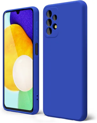 Vista 126 de oakxco Funda para teléfono Samsung Galaxy A12 con agarre de silicona líquida, linda delgada fina suave cubierta de gel de goma TPU lisa para mujeres