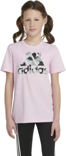 Vista 3 de adidas Girls' Short Sleeve Badge of Sport Square Tee